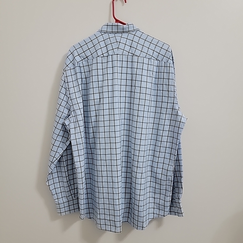 Blue Checkered Men's Shirt - Picture 2 of 7